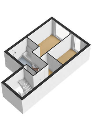 Floorplan - Prinses Beatrixlaan 437, 2273 XZ Voorburg